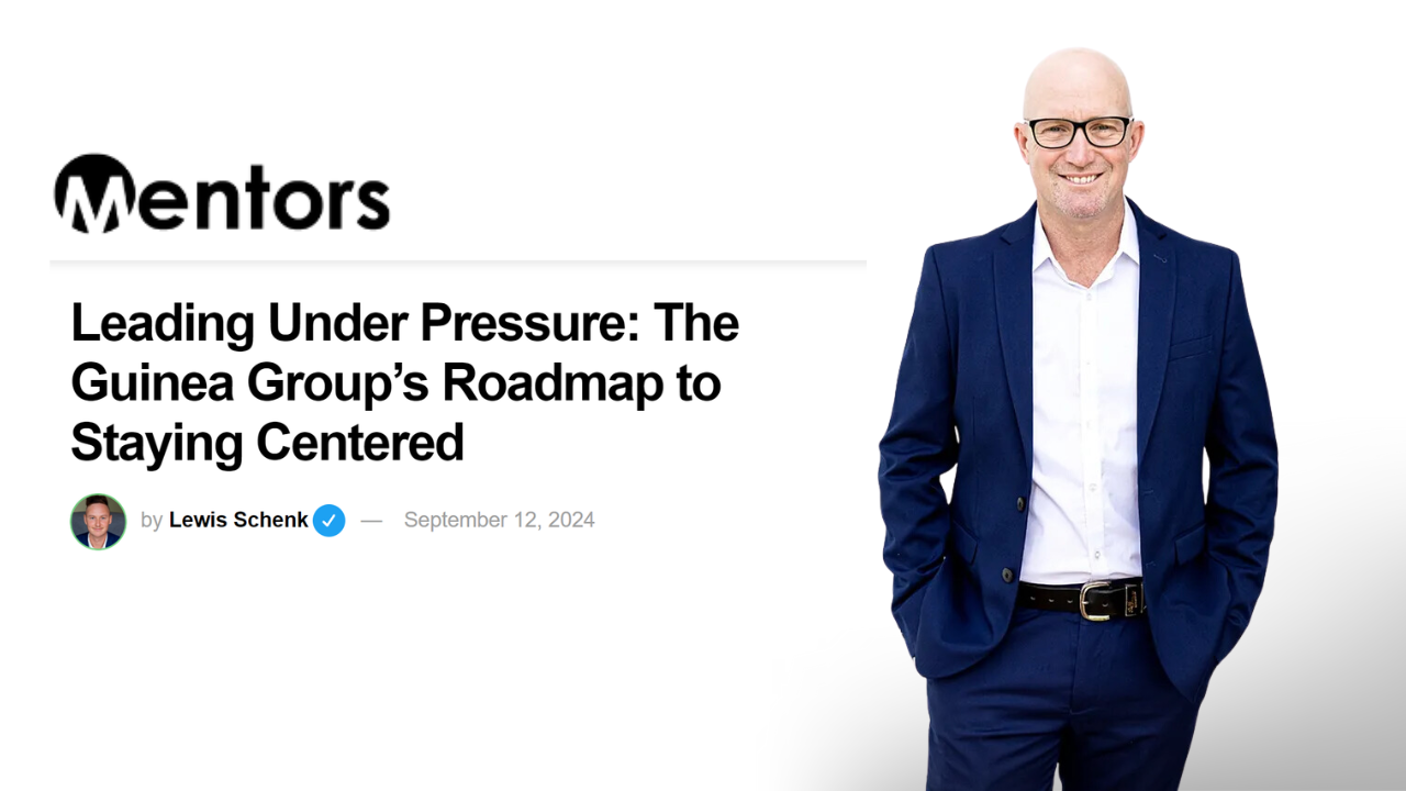 Leading Under Pressure: The Guinea Group’s Roadmap to Staying Centered