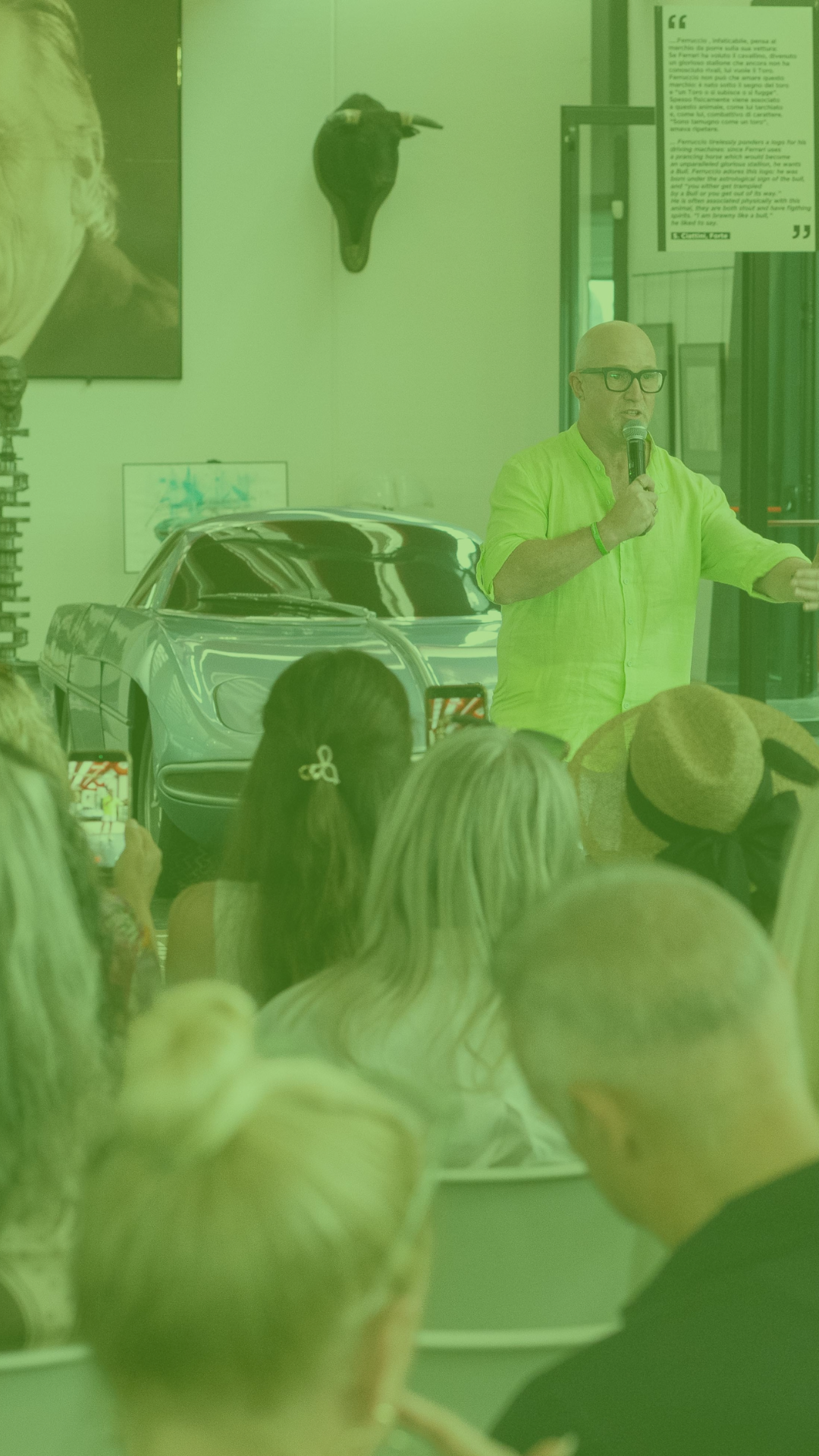 Anton at Lamborghini Italy